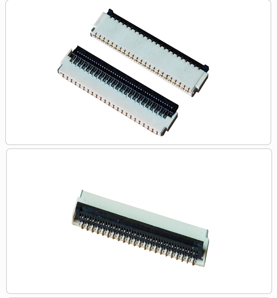 0.3间距 fpc连接器 0.3mm 间距 H1.0mm 前插后掀盖 fpc连接器批发-91色蝌蚪电子