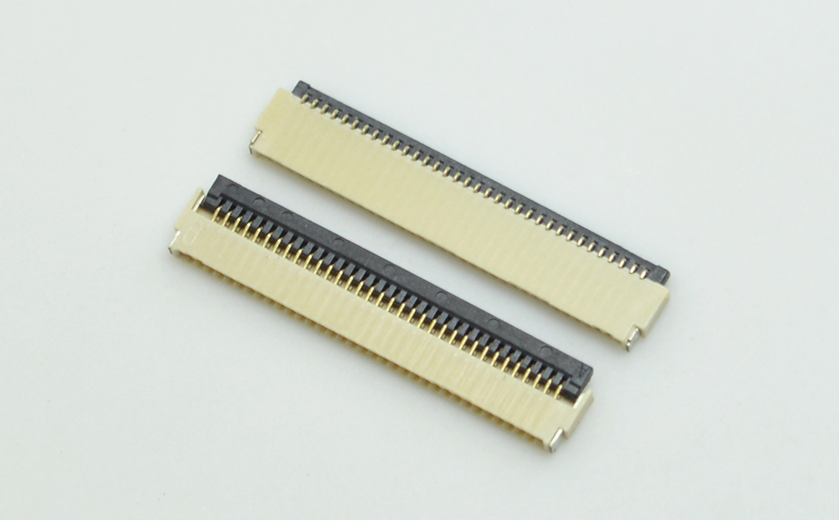fpc连接器1mm-fpc连接器1mm立后锁 fpc连接器-91色蝌蚪