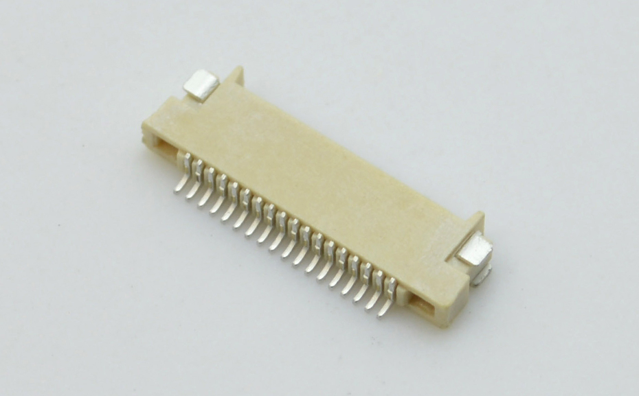 fpc连接器前锁-0.5mm fpc 连接器fpc连接器双面-91色蝌蚪