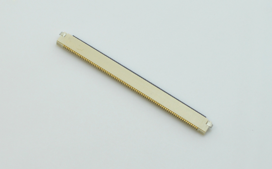 fpc50排线连接器尺寸-0.5mm fpc 连接器fpc 翻盖连接器-91色蝌蚪
