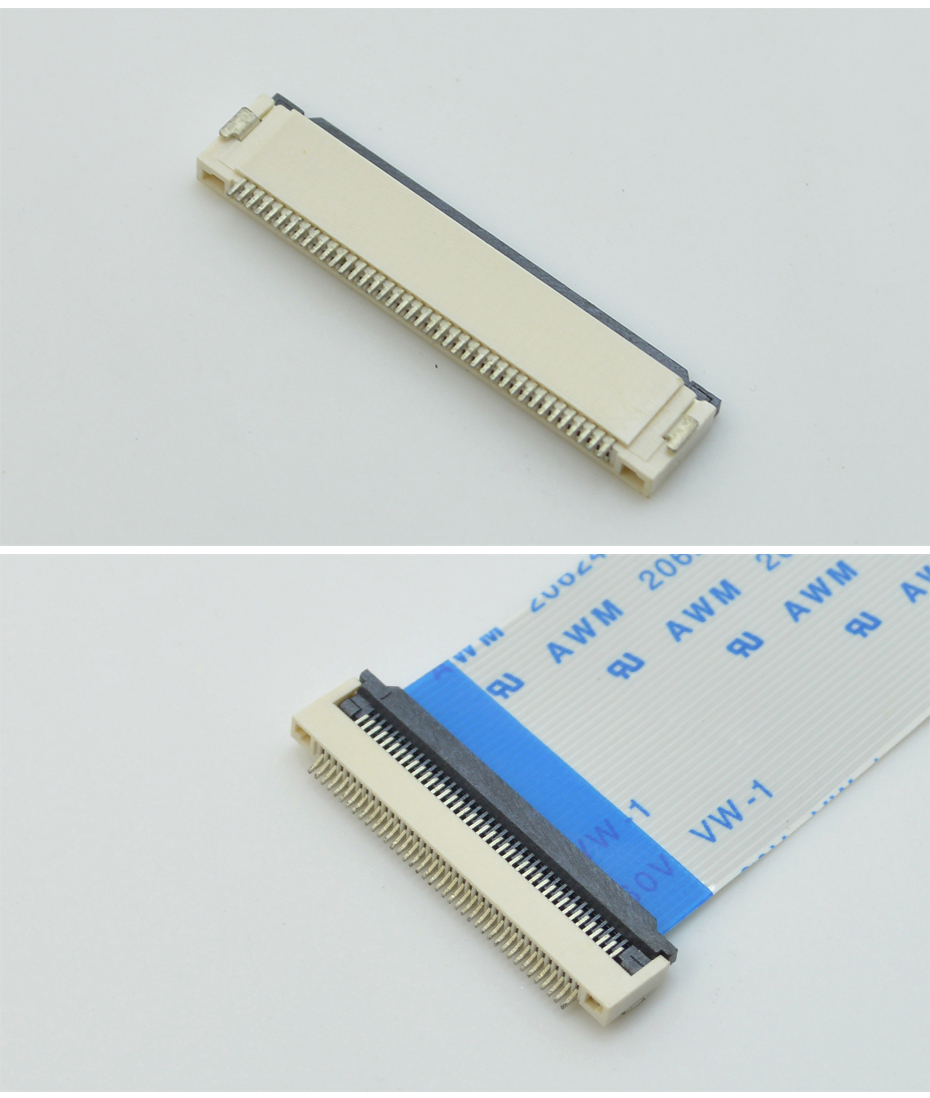 FFC/小蝌蚪视频在线观看插座0.5MM座子30P/32pin/33p/34p/35p/36针翻盖下接,91色蝌蚪