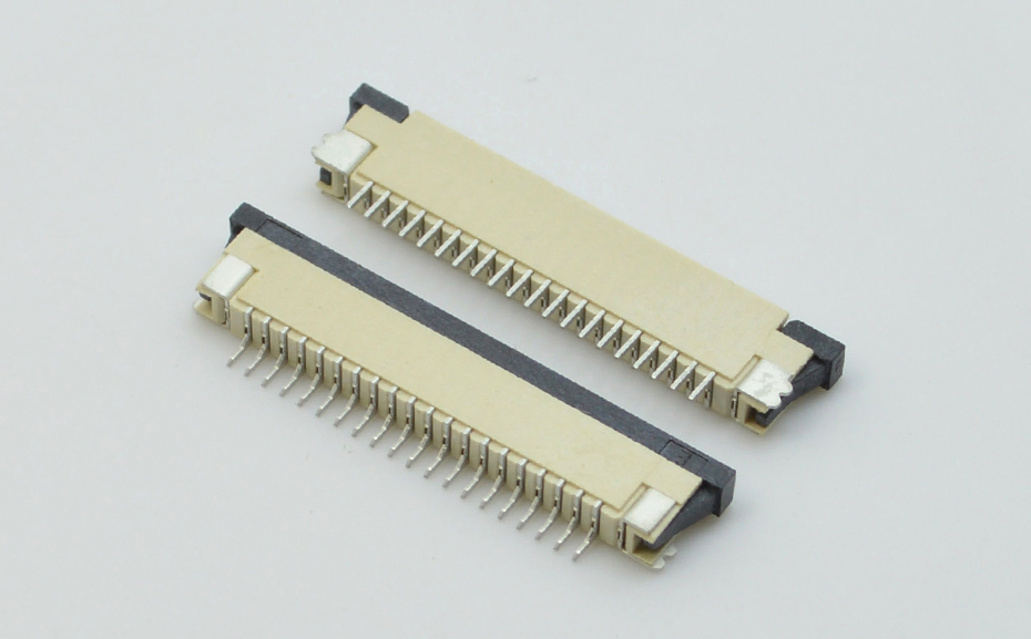fpc(zif)连接器-fpc24连接器-下接fpc连接器-91色蝌蚪