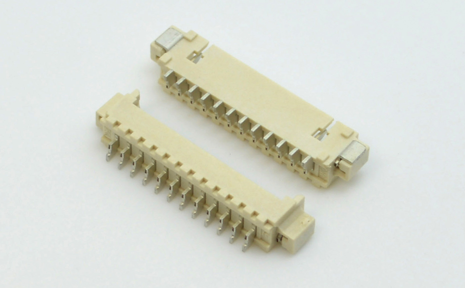 MX 1.25 间距 PCB板线对板 电子接插件连接器 卧贴5PIN,91色蝌蚪