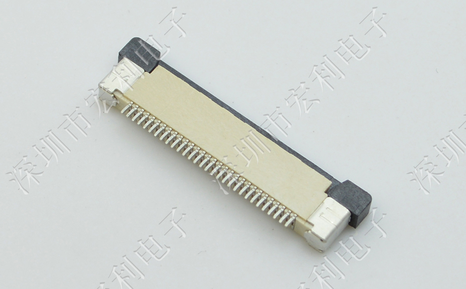 91色蝌蚪 FFC/FPC扁平电缆插座 连接器 0.5MM连接器 60P 抽屉式 下接