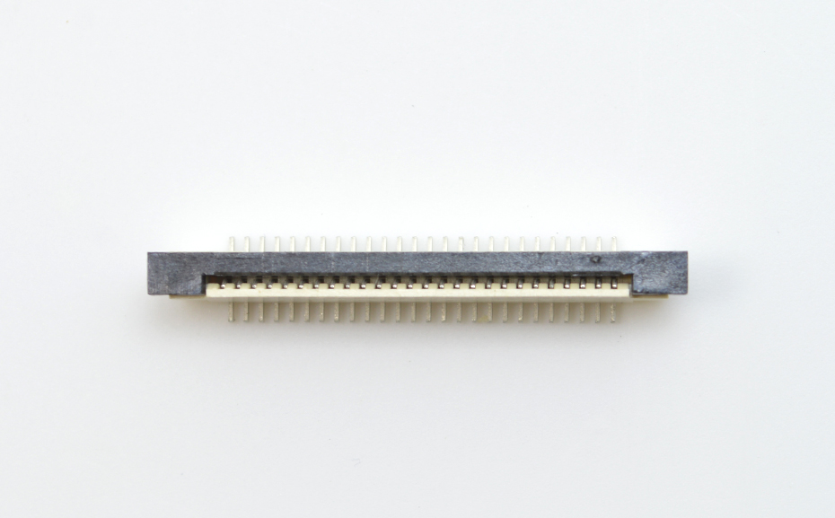 接插件FFC/小蝌蚪视频在线观看 1.0MM 5P 一字脚 立贴带锁 扁平电缆连接器