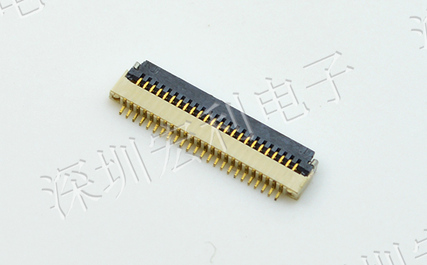 小蝌蚪视频在线观看 间距0.5mm 高H1.0  6P下接翻盖 SMT耐高温贴片连接器