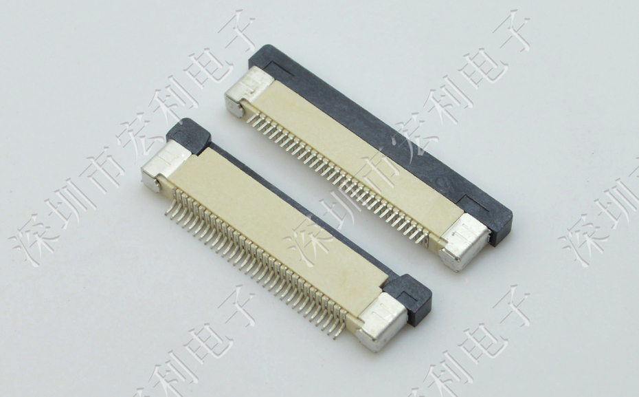 FFC/小蝌蚪视频在线观看 28p 28pin 0.5mm间距 FPC座 抽屉式上接 排线插座