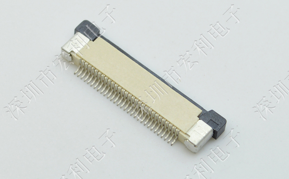 FFC/小蝌蚪视频在线观看 28p 28pin 0.5mm间距 FPC座 抽屉式上接 排线插座