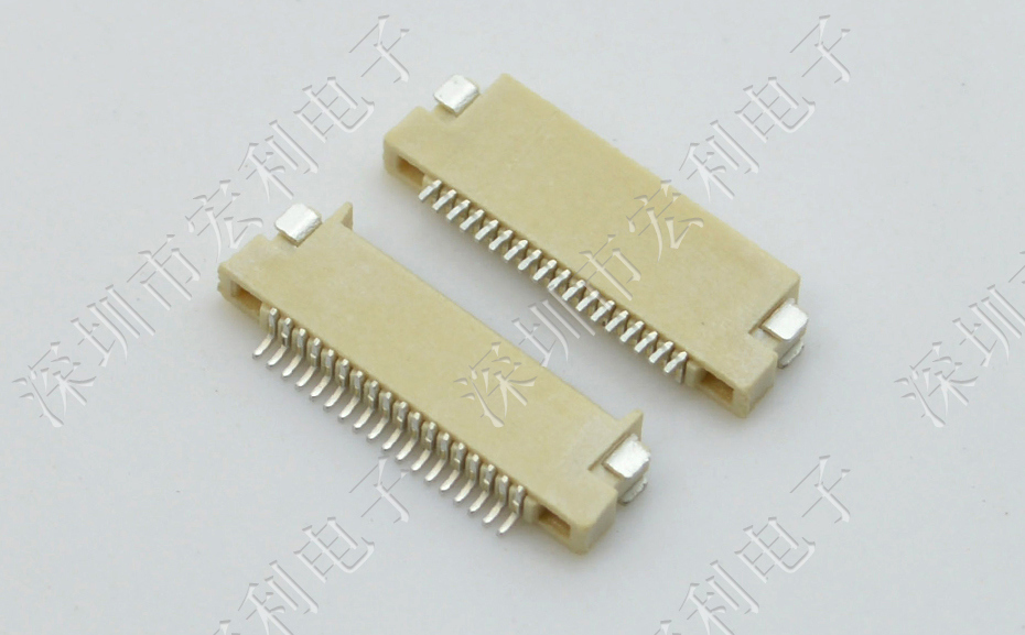 FFC/小蝌蚪视频在线观看 间距0.5mm H1.5 13P双面接触贴片接插件 SMT排插座