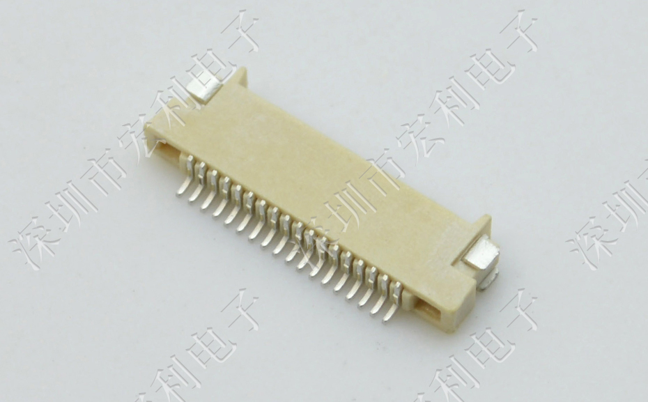 FFC/小蝌蚪视频在线观看 间距0.5mm H1.5 13P双面接触贴片接插件 SMT排插座