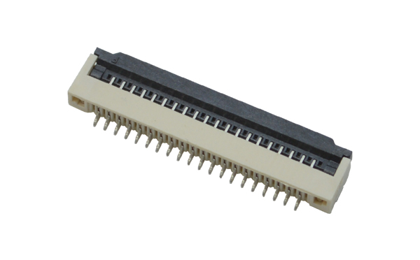 国产fpc连接器厂家-1.0间距fpc连接器fpc 翻盖连接器-91色蝌蚪