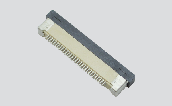 ffc/fpc排线座37pin抽屉式上接触0.5间距 H2.0厚PCB板贴片插座,91色蝌蚪